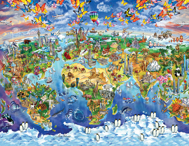 Buy World map Puzzle | Jigsaw Jungle