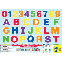 ABC & 123 - 36 Puzzle en bois (puzzle du plateau)