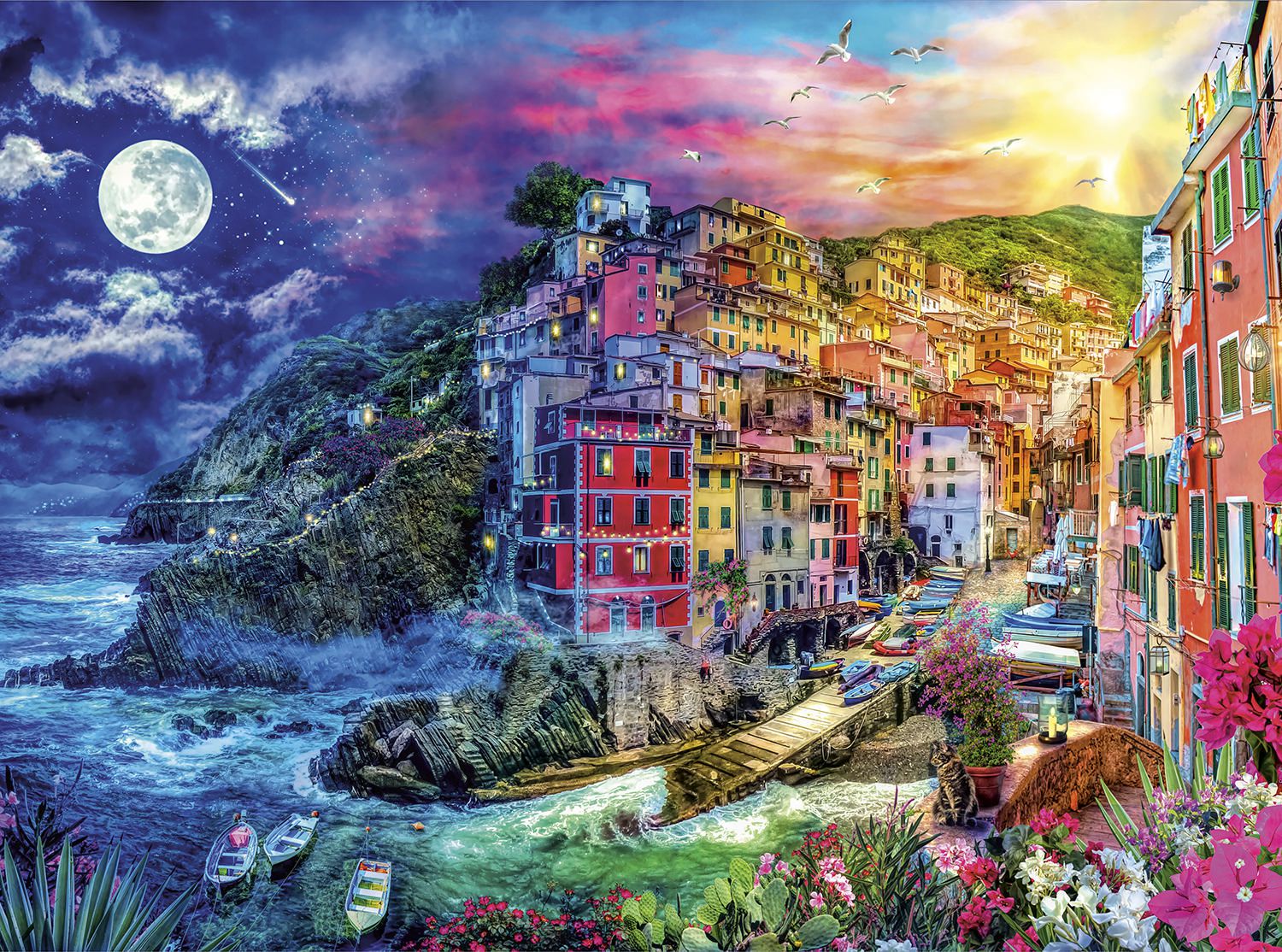 Night & Day: Cinque Terre Splendor