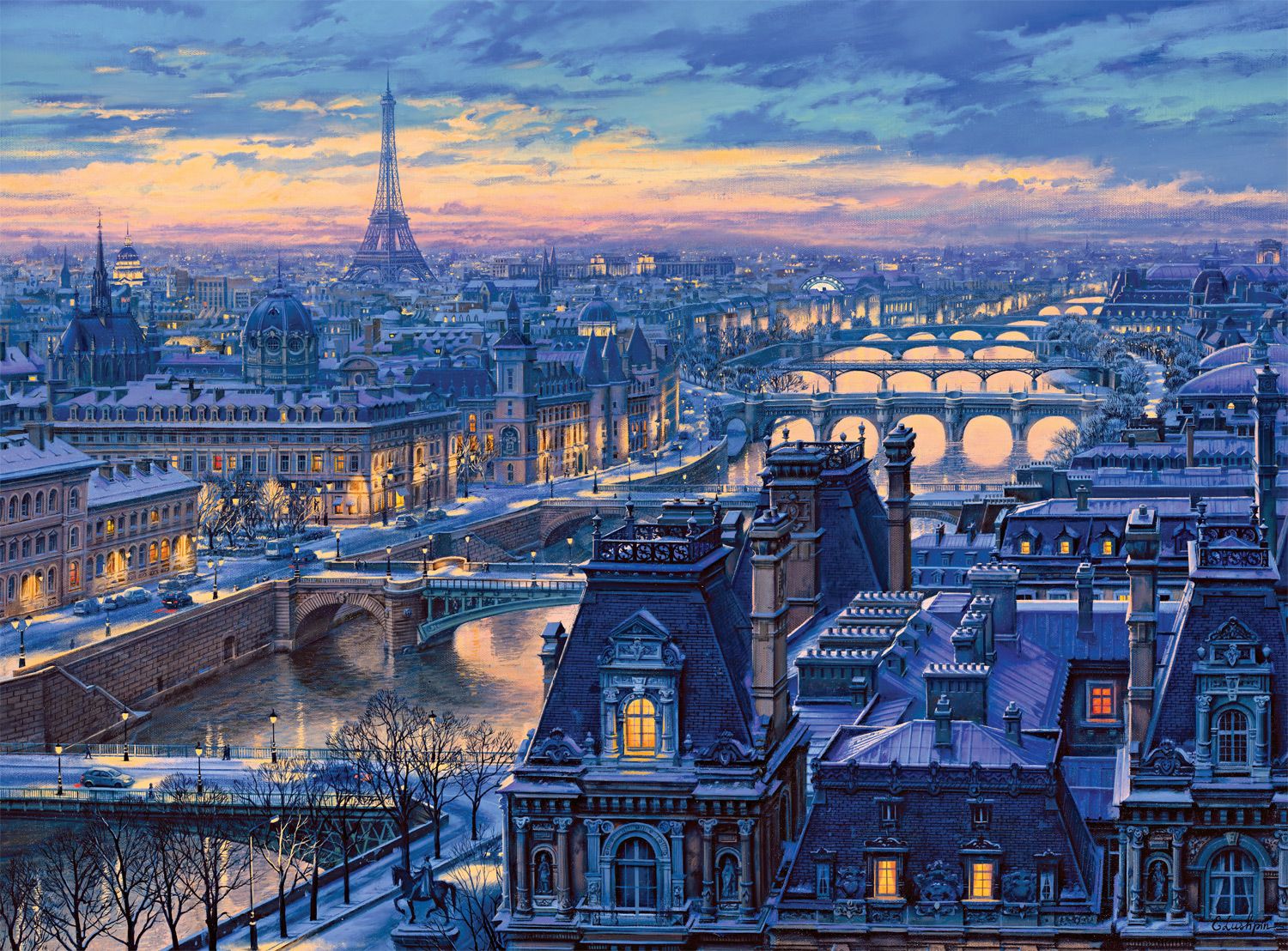 Night & Day: Spanning The Seine
