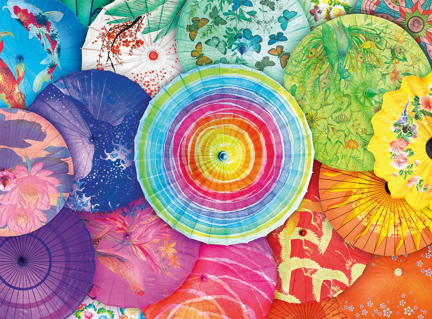 Vivid Collection: Rainbow Parasols