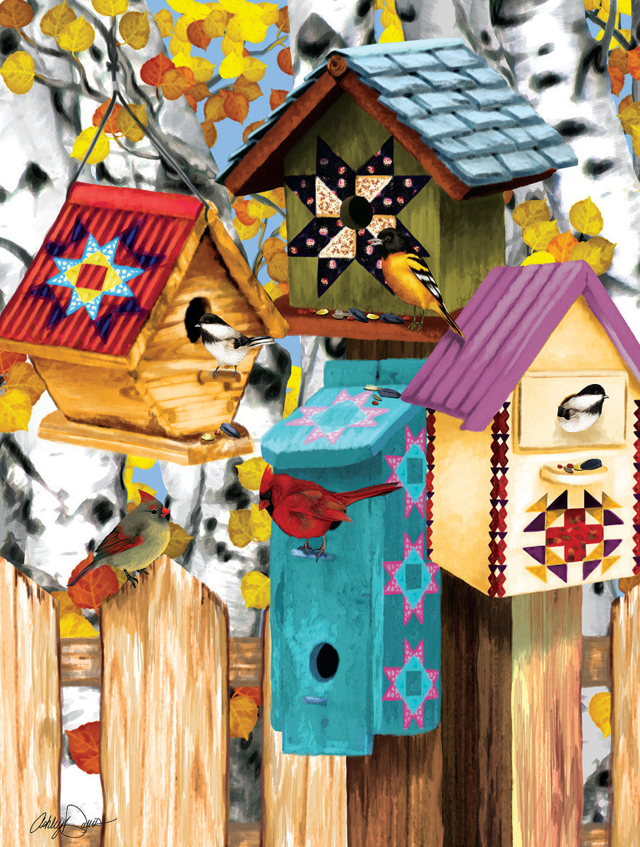 Fall Birdhouses, Ashley Davis