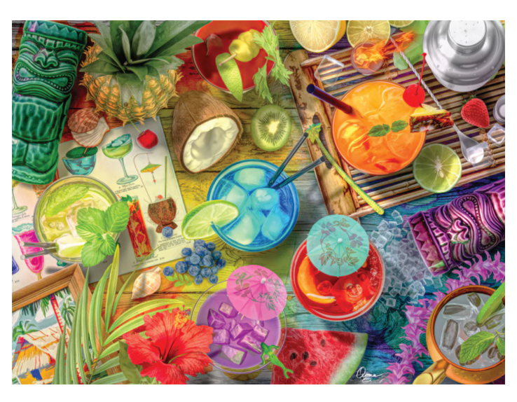 Tiki Evening Delight, Aimee Stewart