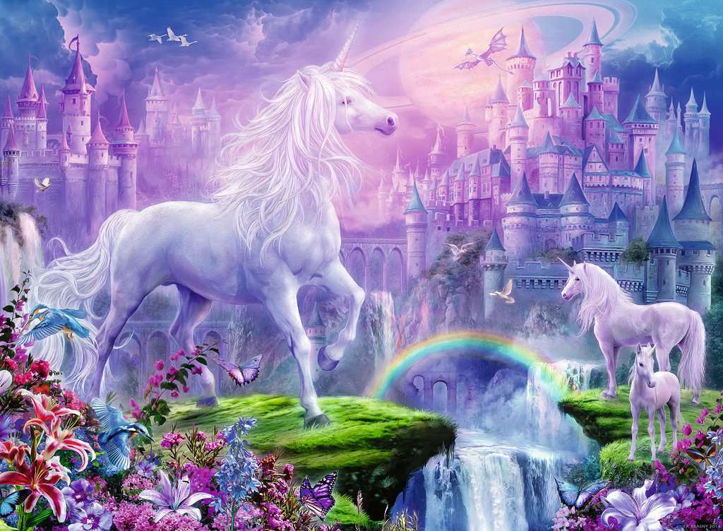 Ravensburger Unicorn Kingdom (Glitter) (100 XXL)