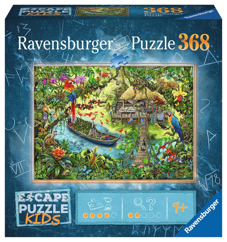 Ravensburger Escape Puzzle KIDS: Jungle Journey (368pcs)