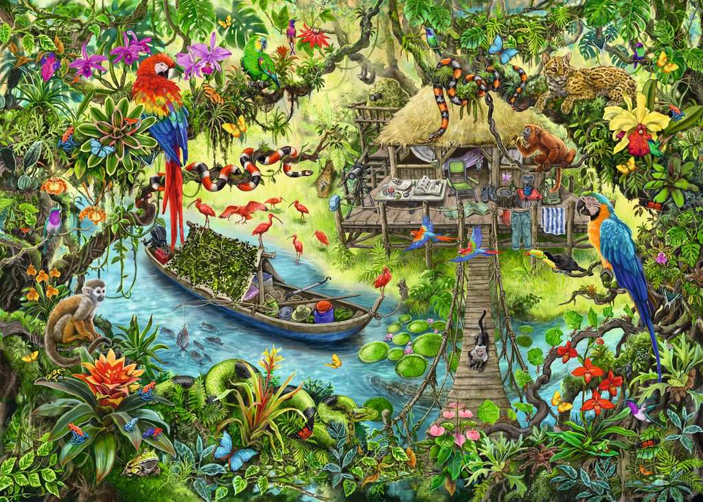 Buy Ravensburger escape puzzle kids jungle journey (368pcs) Puzzle