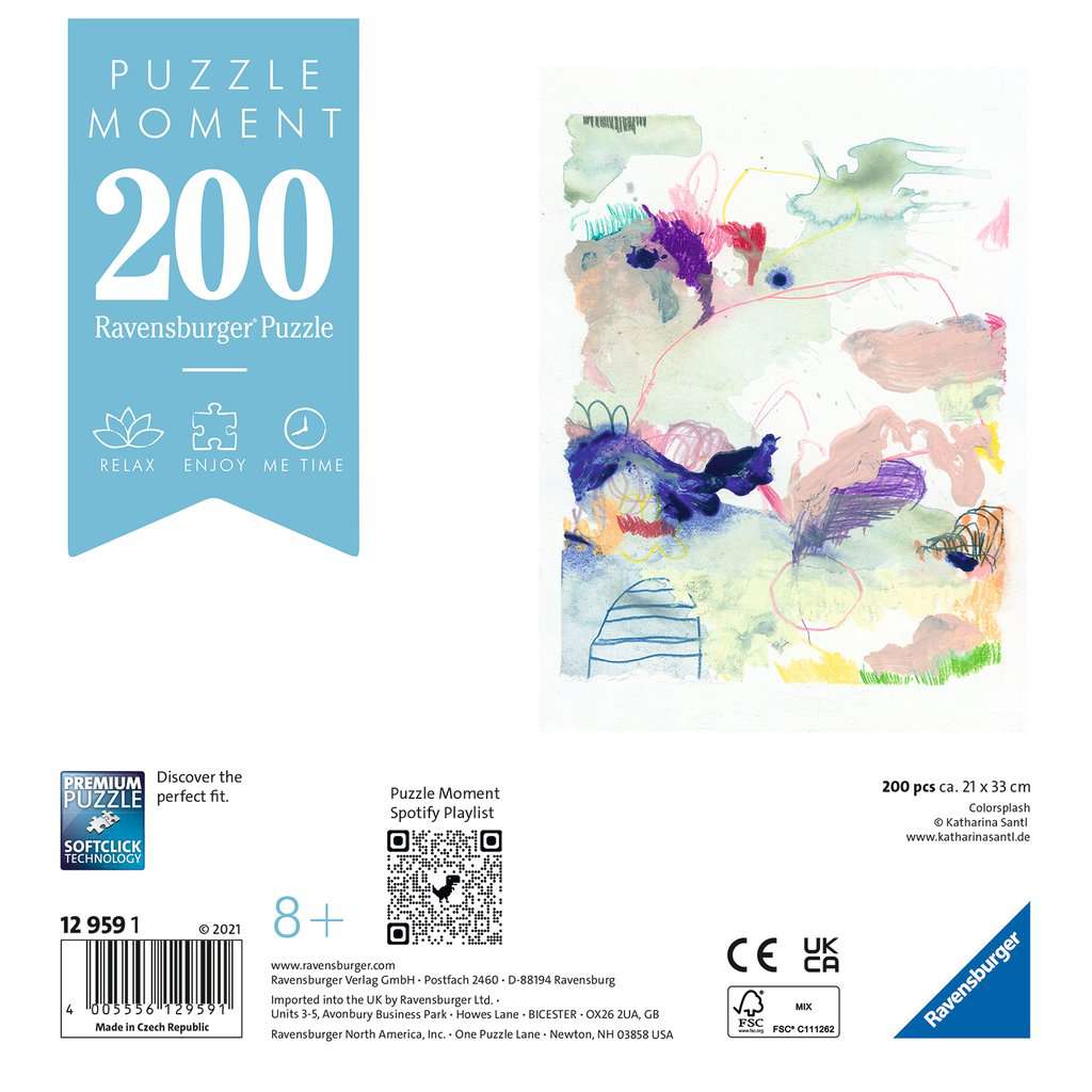 Ravensburger Puzzle Moment - Colorsplash (200pcs)