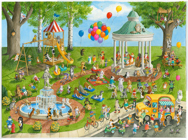 Buy Pet park, ingrid slyder Puzzle | Jigsaw Jungle