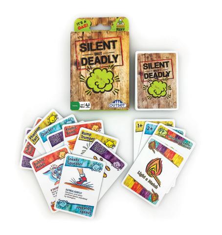 Jeu de cartes de carte silencieux mais mortel