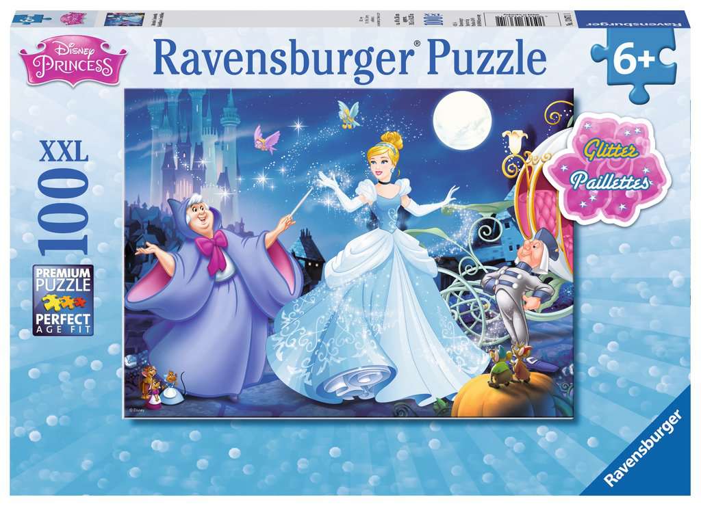 Ravensburger Disney Princess: Adorable Cinderella (Glitter) (100XXL)