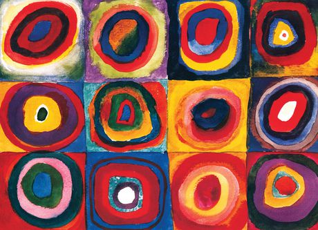 Colour Study of Squares (Etude de Couleurs), Wassily (Vassily) Kandinsky (100pcs)