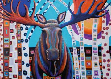 PFG Ravensburger Winter Moose - Canadian Collection (Usage/Used - PUZZLES FOR GOOD)