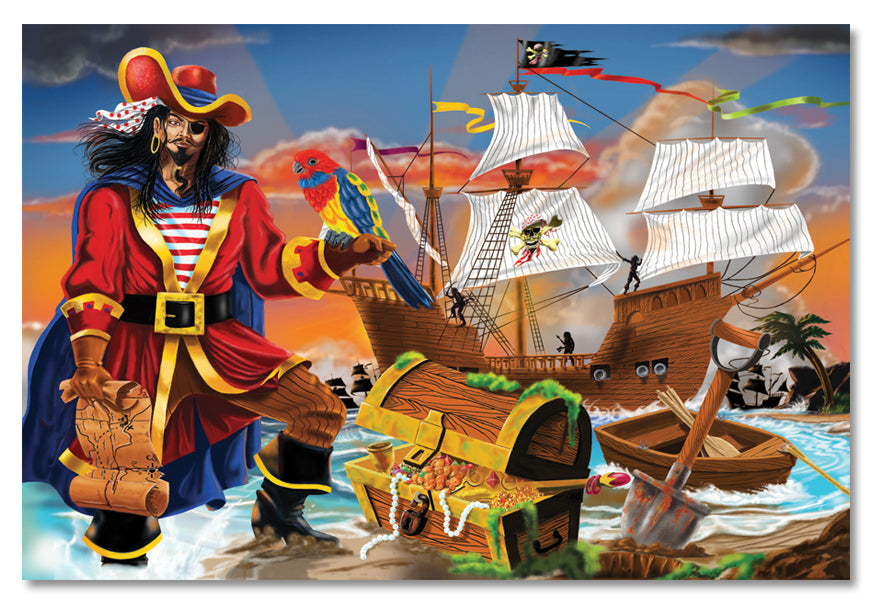 Bounty de Pirate (Buttin du Pirate) - Puzzle de sol