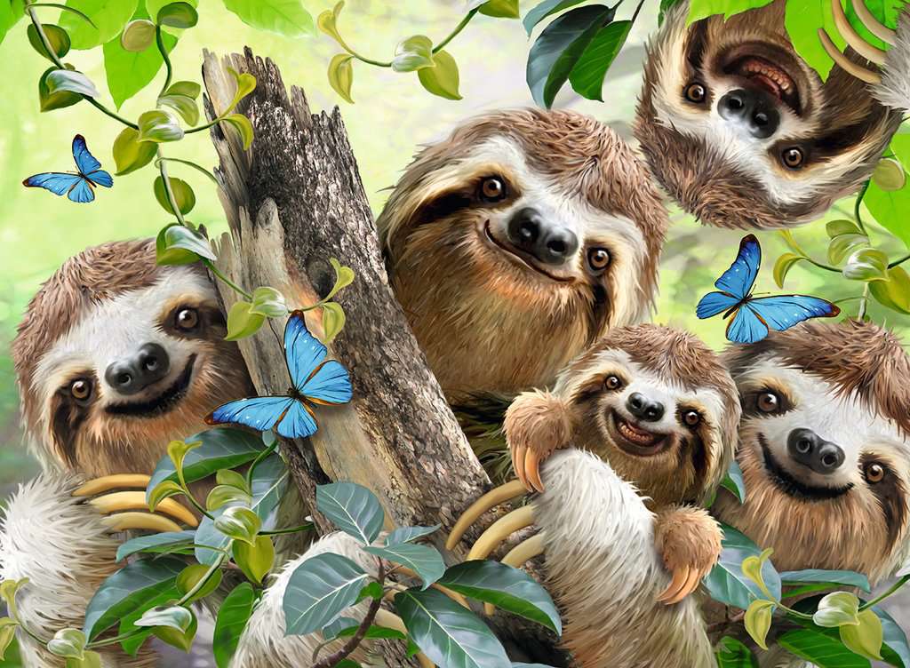 Ravensburger Sloth Selfie, Howard Robinson (500pcs)