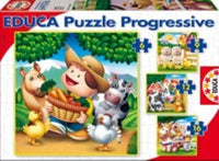 Animaux - Puzzles progressifs pour enfants