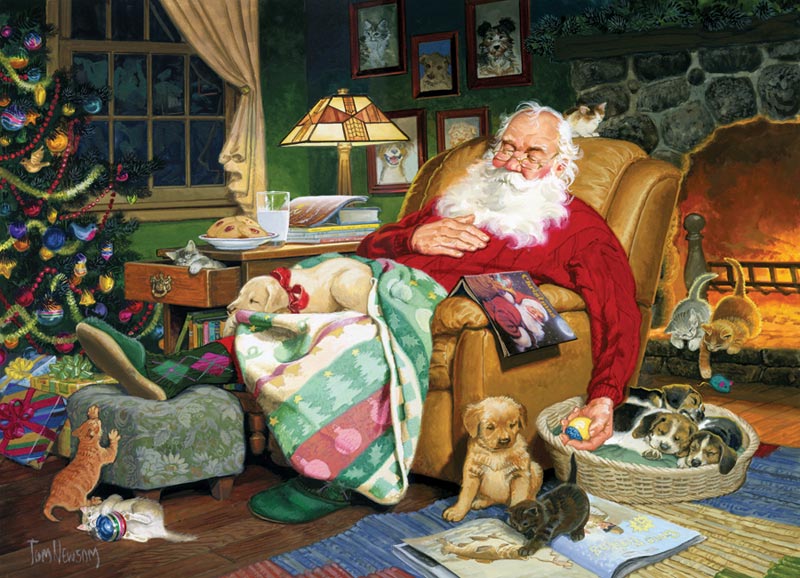 Santa's Naptime, Tom Newsome