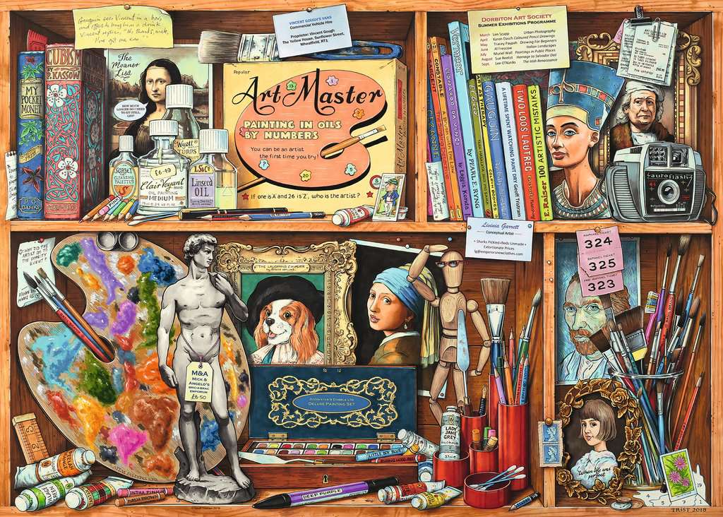 PFG Ravensburger Le cabinet de l'artiste (utilisation / utilisée - puzzles pour de bon)