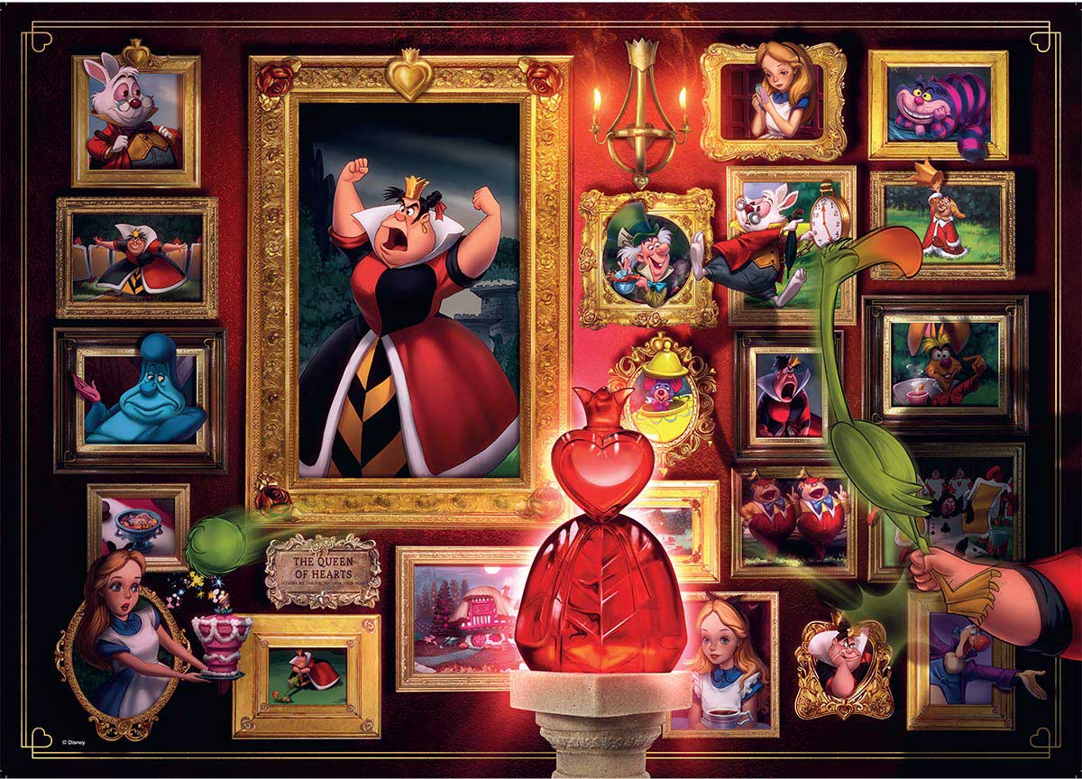 PFG Ravensburger Disney Villainous: Queen of Hearts (1000pcs) (utilisation / utilisée - puzzles pour de bon)