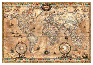 Carte du monde ancienne (1000pcs)