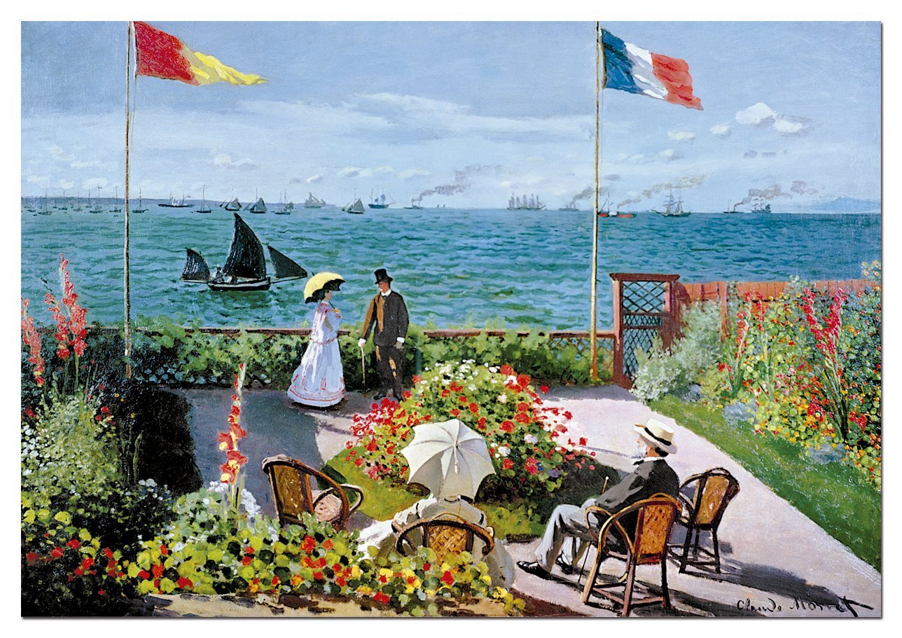 The Terrace at Sainte-Adresse, Claude Monet