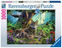 Ravensburger Wolves dans la forêt (1000pcs)