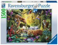 PFG Ravensburger Tranquil Tigers (1500pcs) (Usage/Used - PUZZLES FOR GOOD)
