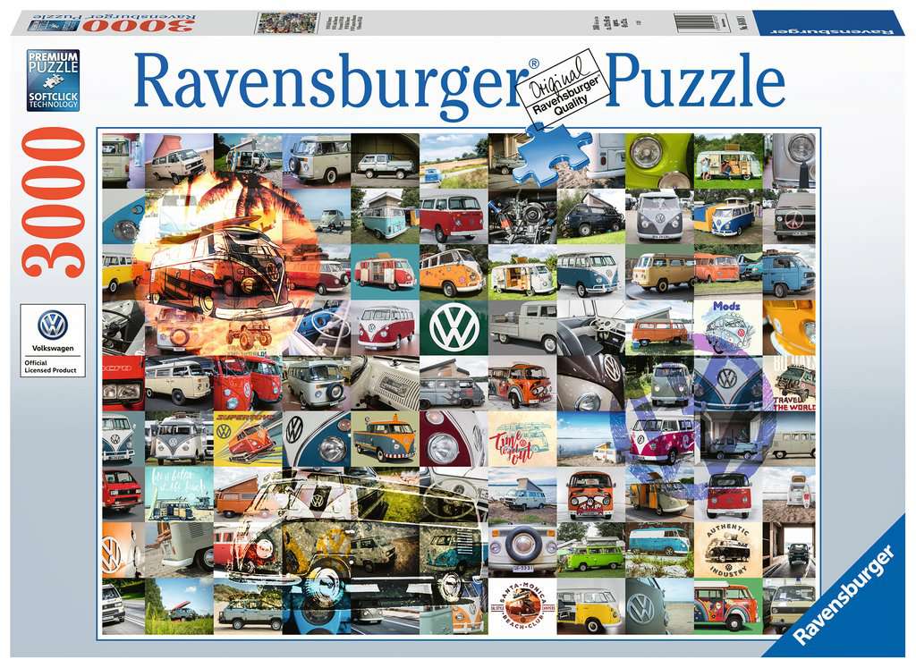 PFG Ravensburger 99 VW Campervan Moments (Usage/Used - PUZZLES FOR GOOD)