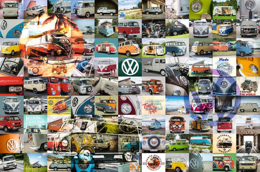 PFG Ravensburger 99 VW Campervan Moments (Usage/Used - PUZZLES FOR GOOD)