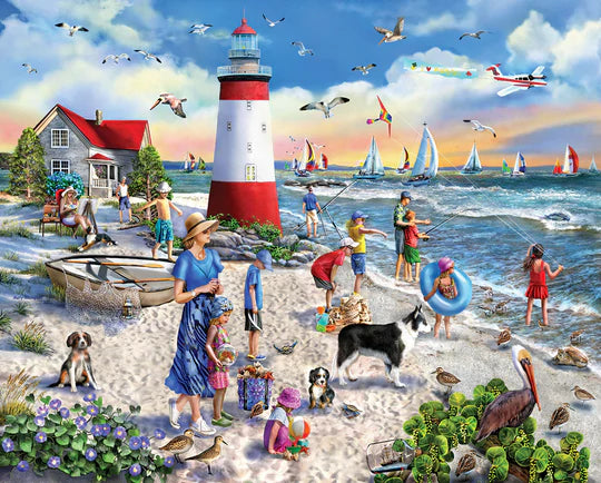 Beach Fun, Mary Thompson (1000pcs)