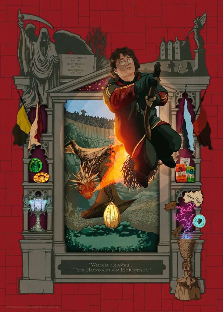 PFG Ravensburger Harry Potter 4 (1000pcs) (Usage/Used - PUZZLES FOR GOOD)