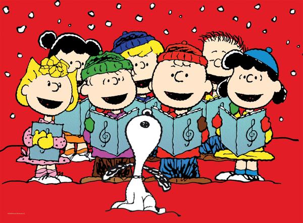 Holiday Peanuts - Carolers