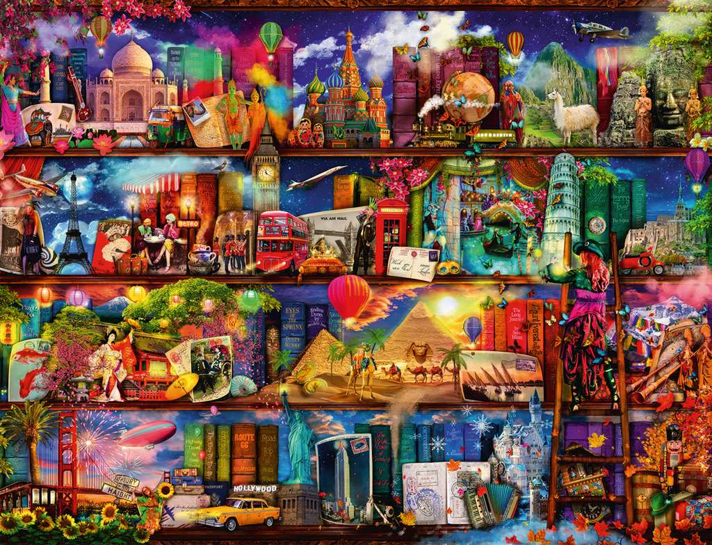 DMG Ravensburger World of Books (2000pcs) (DAMAGED BOX)