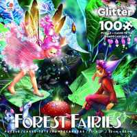 Fairies forestières: fée, elfe et souris (100pcs)