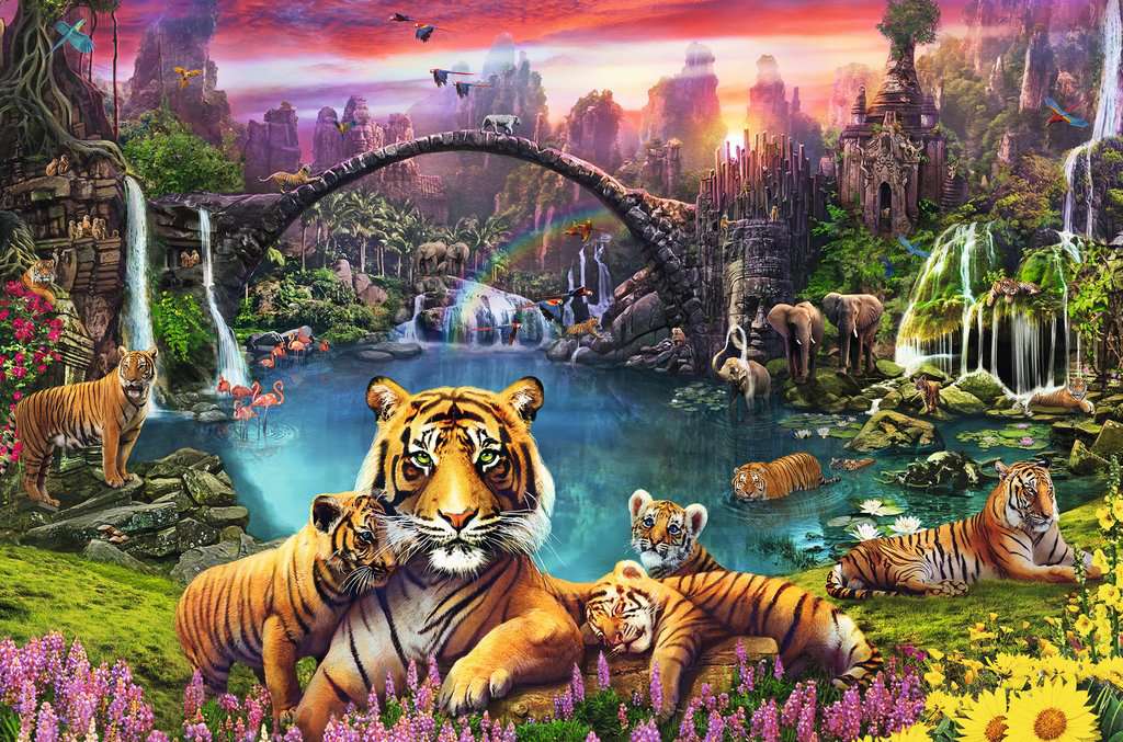 Ravensburger Tigers In Paradise (3000pcs)