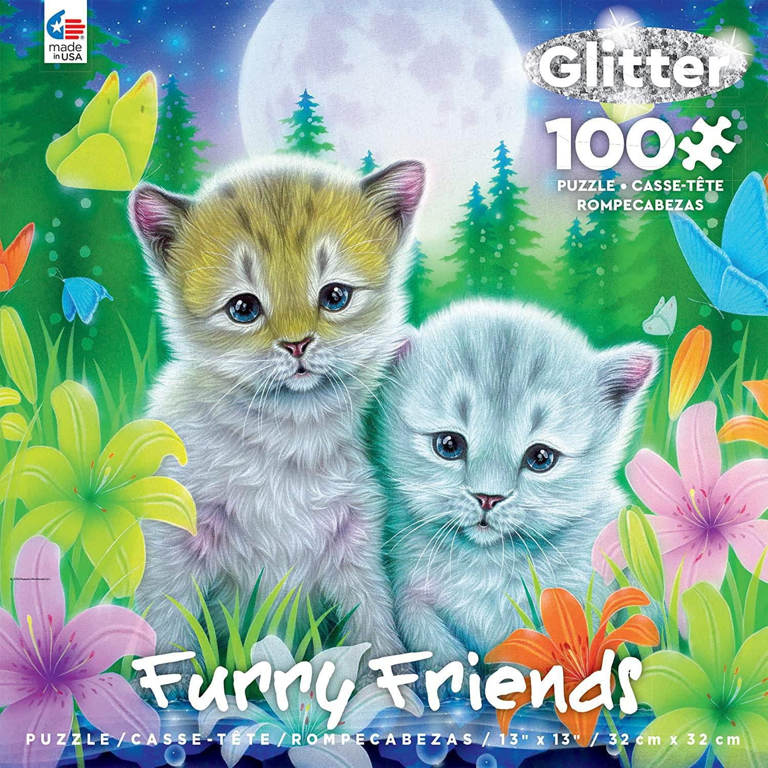 Furry Friends Glitter - Cat Best Friends (100pcs)
