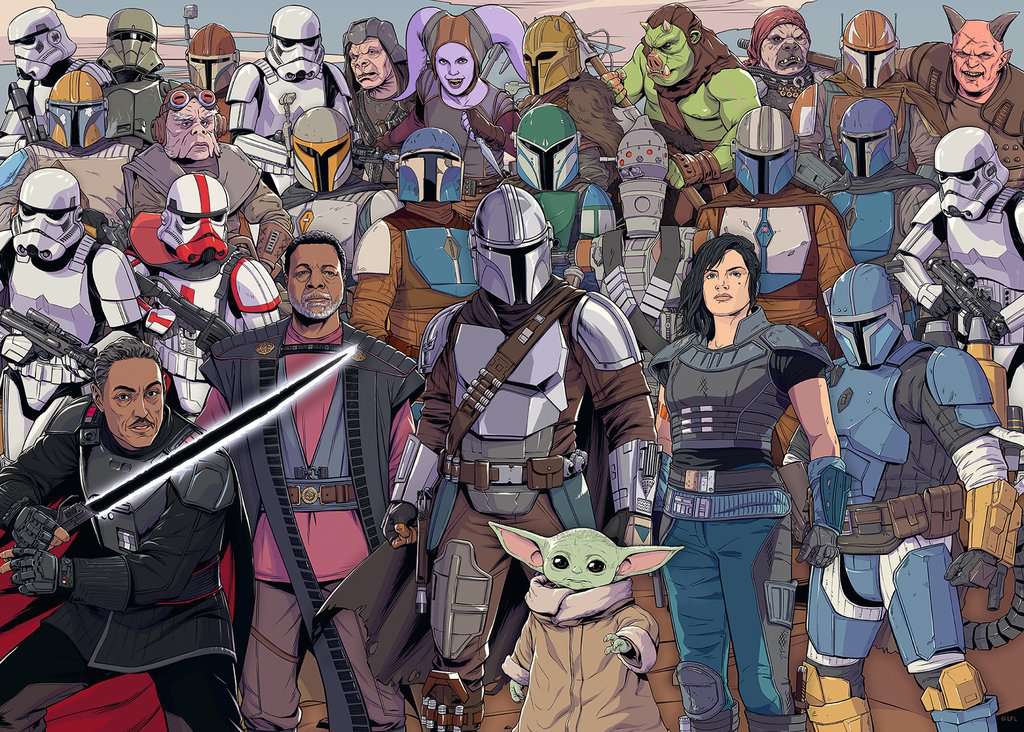 Ravensburger Star Wars - The Mandalorian Challenge (1000pcs)
