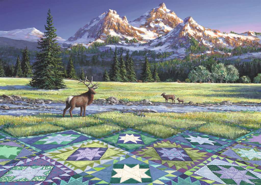 Ravensburger Mountain Quiltscape (300 Large)