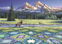 Ravensburger Mountain Quiltscape (300 grands)