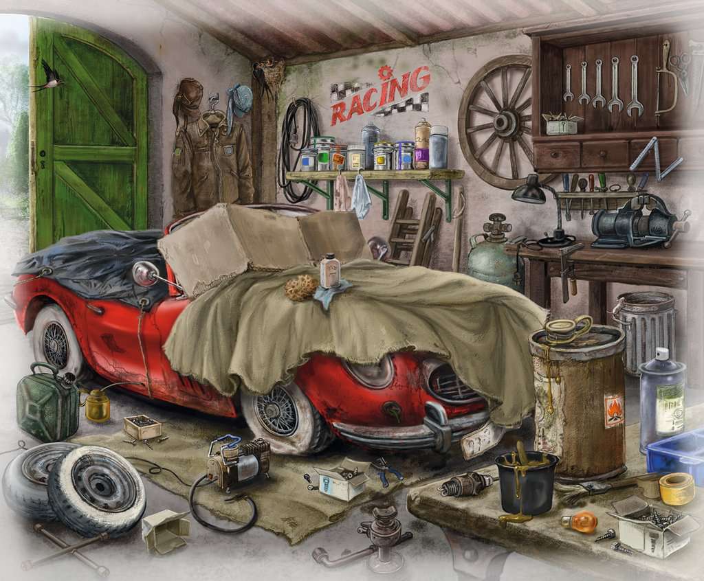 DMG Ravensburger Escape #6: The Garage (99pcs) (DAMAGED BOX)