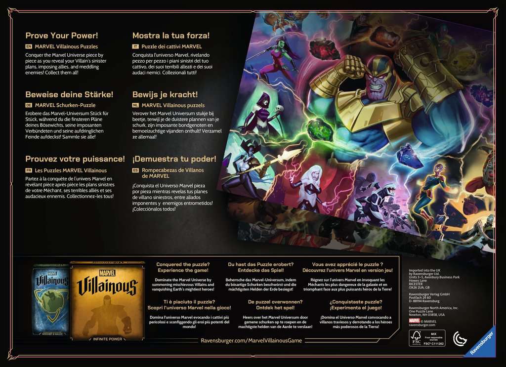 Ravensburger Marvel Villlainous - Thanos