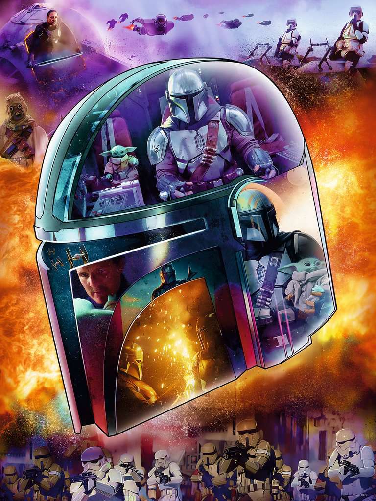 Ravensburger Star Wars - Le casque mandalorien (770 PC)
