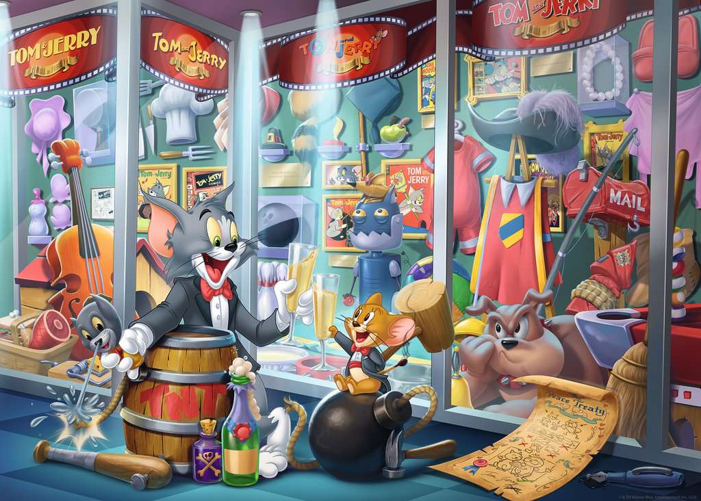 Ravensburger Tom & Jerry: Temple de la renommée (1000pcs)
