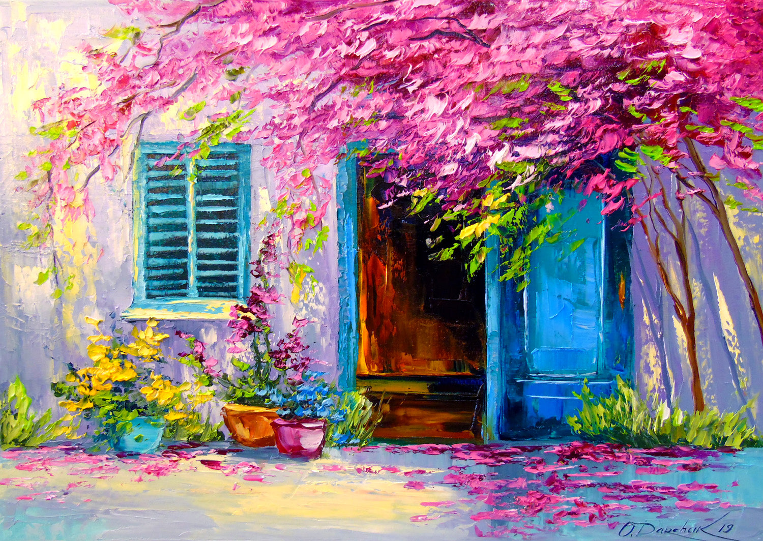 Enjoy- Blooming Courtyard (1000pcs)