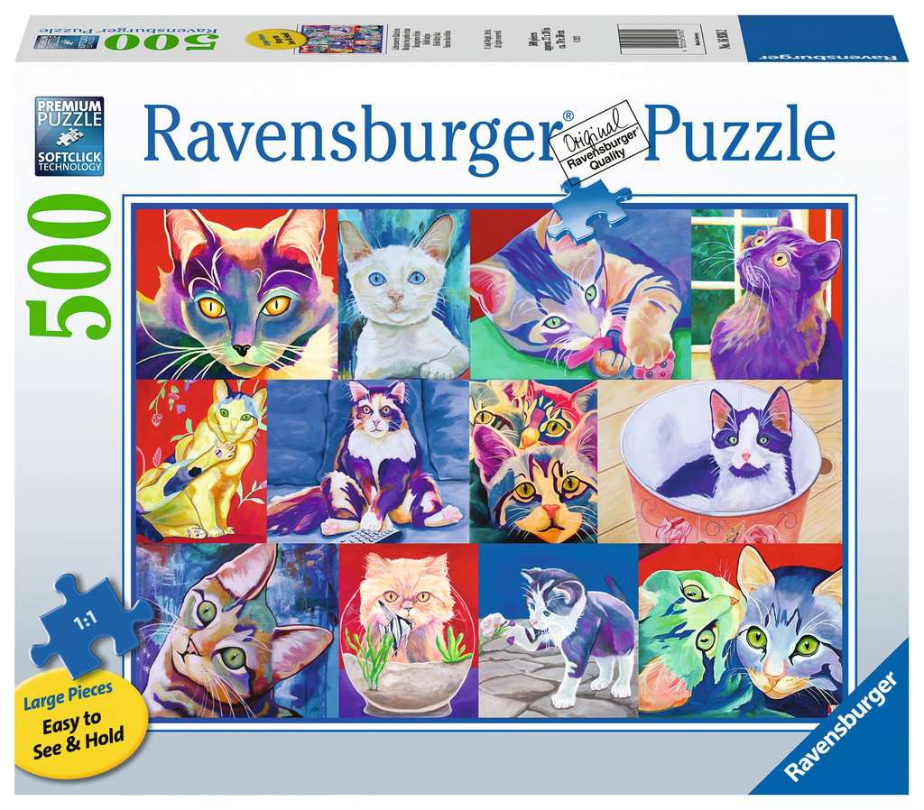 DMG Ravensburger Hello Kitty Cat (500pcs) (DAMAGED BOX)