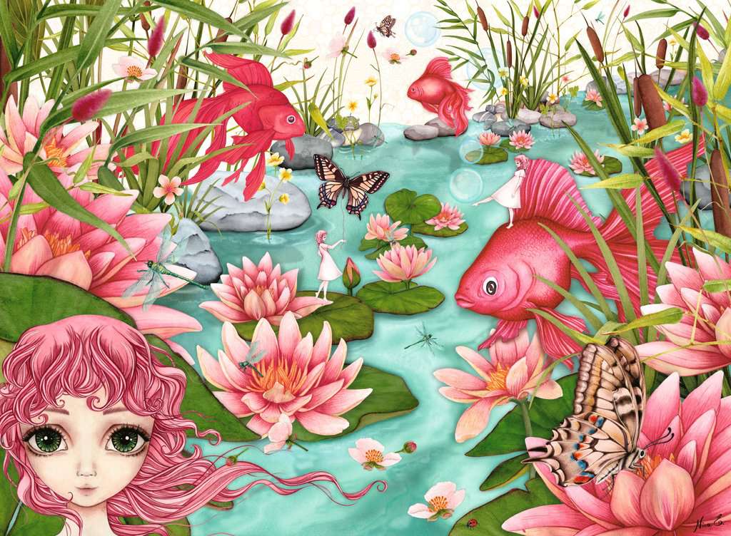 Daydreams de Pond de Ravensburger Minu (500pcs)
