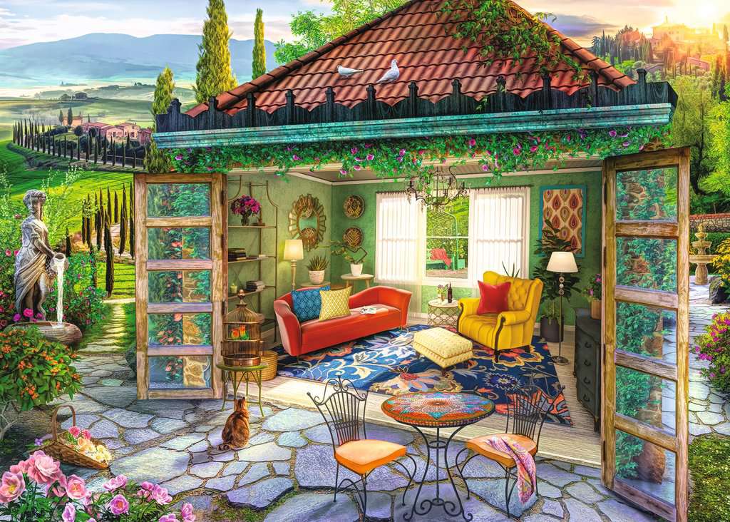 DMG Ravensburger Tuscan Oasis (1000pcs) (DAMAGED BOX)