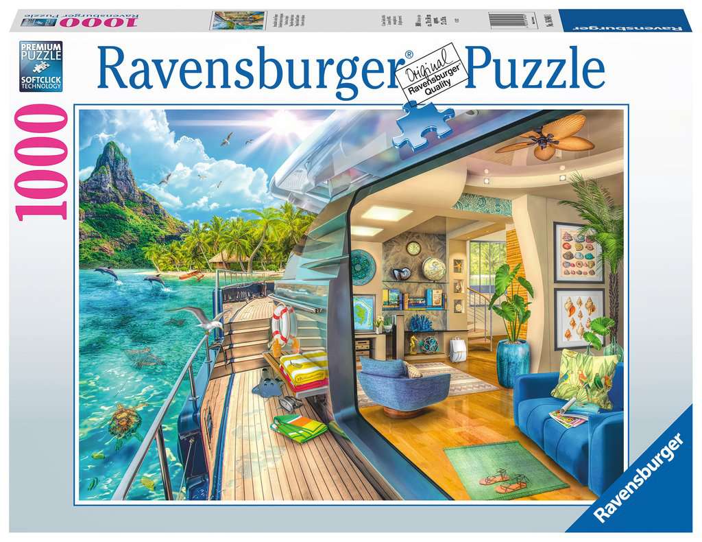 DMG Ravensburger Tropical Island Charter (1000pcs) (DAMAGED BOX)