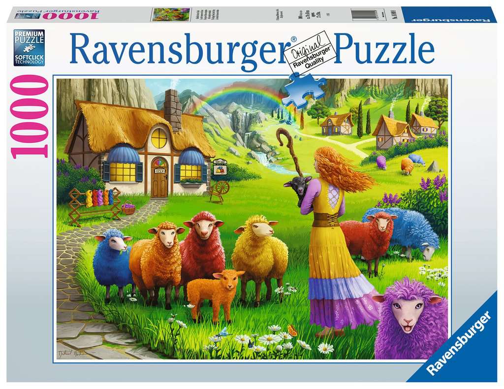 DMG Ravensburger The Happy Sheep Yarn Shop (1000pcs) (DAMAGED BOX)
