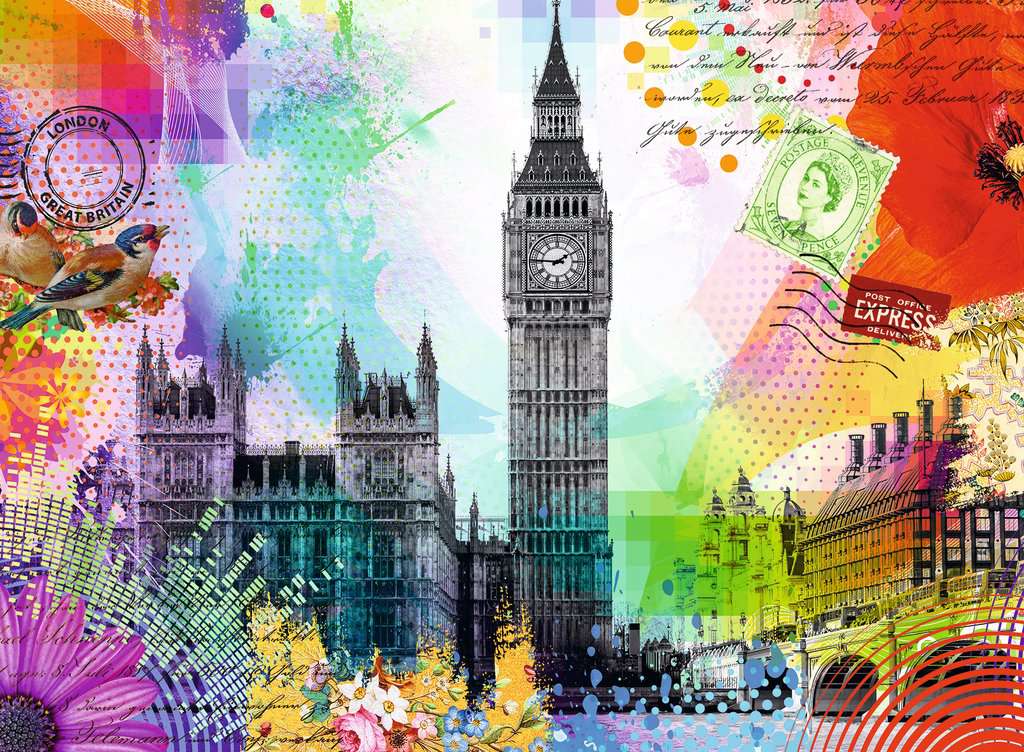 Carte postale de Ravensburger London (500pcs)
