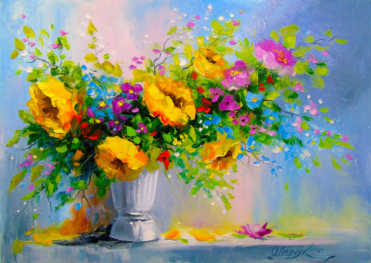 Bouquet with Yellow Flowers (1000pcs)